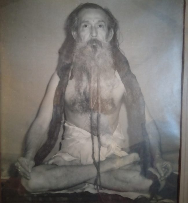 Gurudev during higher Sādhanā